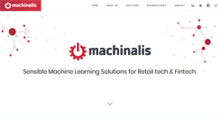 Desktop Screenshot of machinalis.com