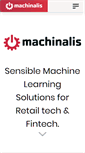 Mobile Screenshot of machinalis.com